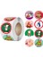 QY1581-100PCS 100-500 Adet Noel Ağacı Şeker Çıkartmaları 1 Inç Noel Tatil Dekoru Küçük Işletme Ambalaj Hediye Dekor Için Sızdırmazlık Etiketi (Yurt Dışından) 1