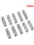 Gümüş 10 Adet Güçlü Manyetik Isim Etiketleri Rozet Metal Raptiye Kımlık Kartı Dayanıklı Ek Tutucu Rozet Mıknatıs Çalışma Numarası Kart Aksesuarları (Yurt Dışından) 5