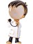 NS01 Sevimli Beyaz Hemşire Broş Güzel Kız Doktor Hastane Tıbbi Stetoskop Rozeti Yaka Iğneler Broş Takı Aksesuar Tatil Hediye (Yurt Dışından) 1