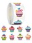 QY1589-500PCS 50-500PCS Yuvarlak Sızdırmazlık Etiketleri Çıkartmalar Düğün Parti Doğum Günü Hediyesi Dekorasyon Etiketleri Cupcake Kırtasiye Tedarik Çıkartmalar (Yurt Dışından) 4