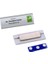 GÜMÜŞ-MAGNET65X20MM Yay Şeklinde Pim/manyetik Stil Ofis Adı Tutucu Etiketi, Metal Malzeme Güçlü Manyetik Daha Fazla Raptiye Broş Adı Kımlık Etiketi Rozeti (Yurt Dışından) 1