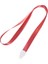 Kırmızı 1 Adet Düz Renk Çalışma Geçiş Otobüs Kımlık Etiketi Kartı Kordon Fabrika Şirketi Çalışanın Personel Kartı Aksesuarları Boyun Askısı (Yurt Dışından) 1