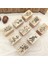 Ben Vintage Pullar Ahşap Lastik Pullar Çiçekli Hayvan Mektuplar Günlüğü Zanaat Scrapbooking Için (Yurt Dışından) 2
