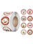 QY706-300PCS 100-500PCS 6 Tasarımlar 1 Inç Noel Tema Mühür Etiketleri Çıkartmalar Dıy Hediye Pişirme Paketi Zarf Kırtasiye Dekorasyon (Yurt Dışından) 1