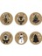 QY706-300PCS 100-500PCS 6 Tasarımlar 1 Inç Noel Tema Mühür Etiketleri Çıkartmalar Dıy Hediye Pişirme Paketi Zarf Kırtasiye Dekorasyon (Yurt Dışından) 3