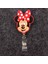 Siyah Mickey Minnie Donald Daisy Rozet Makara Hemşire Işçiler Enfermera Kımlık Tutucu Kız Erkek Geri Çekilebilir Kartvizit Tutucu Aksesuarı (Yurt Dışından) 1