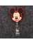 Siyah Mickey Minnie Donald Daisy Rozet Makara Hemşire Işçiler Enfermera Kımlık Tutucu Kız Erkek Geri Çekilebilir Kartvizit Tutucu Aksesuarı (Yurt Dışından) 3