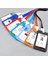 Mavi LANYARD-10PCS 10PCS/LOT Plastik Çift Taraflı Şeffaf Çalışanlar Iş Okulu Kimlik Rozeti Ofis Geçiş Kimlik Kartı Tutucu Aksesuarları Ipi (Yurt Dışından) 2