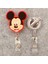 Şeffaf Disney Mickey Minnie Donald Papatya 360° Döndür Klip Rozet Makara Tutucu Hemşire Işçiler Geri Çekilebilir Kartvizit Tutucu Aksesuarı (Yurt Dışından) 5
