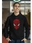 Fuddy Moda Spider Man Örümcek Adam Kaligrafik Baskılı Kapüşonlu Sweatshirt 3