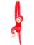 Kara Toys Peluş Sarılan Maymun - Kırmızı Renk - Sesli Versiyon - Büyük Boy 70 cm 1