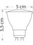 CT-4215 LED Ampul Bulb Beyaz GU10 Duy 2