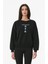 Baskılı Bisiklet Yaka Sweatshirt 1