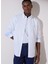 Regular Fit Klasik Yaka Beyaz Erkek Gömlek BBSP23MSH086 1