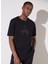 Bisiklet Yaka Siyah Erkek T-Shirt BBSP23MTS006 2