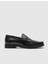 Toka Detaylı Bağcıksız Loafer Ayakkabı 466M1298 Siyah 1
