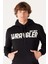 Regular Fit Normal Kesim Kapüşonlu İçi Polarlı Yeşil Sweatshirt 3