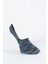 ALTINYILDIZ CLASSICS Erkek Gri-Lacivert Silikon Destekli Desenli Tekli Babet Çorap 1