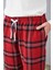 24561 Kadın Flanel Patlı Ekose Pijama Takım 5