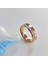 Moda Çift Yüzük Rose Gold-Kadın Kare Pırlanta (Yurt Dışından) 1