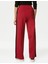 Şerit Detaylı Wide Leg Örme Pantolon 4