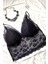 Kadın Siyah Dantelli Şık Bralet 4