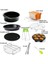 Air Fritöz Aksesuarları 8 Inç (20 cm Çap) 10'lu Pişirme Seti (Yurt Dışından) 3