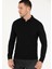 Pierre Cardin Erkek Siyah Slim Fit Basic Sweatshirt 50276035-VR046 2