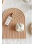 Bohem Oval Bambu Kahve ve Dekoratif Sunum Tepsisi 32 cm 4