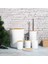 Banyo Için Bambu ve Ahşap Banyo Aksesuarları Seti, Tuvalet Fırçası, Sabunluk, Diş Fırçalığı, Sabun Tumbler, Çöp Kovası 6 Adet (Yurt Dışından) 3