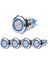 19MM Basmalı Düğme Anahtarı, Gösterge Işığı ile Dıy 12V Anahtar, Mandallama, Metal, Su Geçirmez, 5 Adet Jsankg-07 (Mavi Işık) (Yurt Dışından) 5