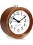 Ertelemeli Ahşap Analog Çalar Saat - Kadranlı Alarm Işığıyla Retro Saat - Sessiz Geçmeyen Vintage Ahşap Masa Saati (Yurt Dışından) 1