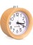 Ertelemeli Ahşap Analog Çalar Saat - Kadranlı Alarm Işığıyla Retro Saat - Sessiz Geçmeyen Vintage Ahşap Masa Saati (Yurt Dışından) 1