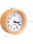 Ertelemeli Ahşap Analog Çalar Saat - Kadranlı Alarm Işığıyla Retro Saat - Sessiz Geçmeyen Vintage Ahşap Masa Saati (Yurt Dışından) 4