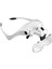 2 LED Işıklı Büyüteç, Ön Büyüteçli Kulaklık Dikiş, Okuma Onarımları, Takı, Saat ve El Sanatları Için Eller Serbest Büyüteç, 5 Ayrılabilir Lens (1.0x-3.5x) (Yurt Dışından) 1