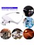 2 LED Işıklı Büyüteç, Ön Büyüteçli Kulaklık Dikiş, Okuma Onarımları, Takı, Saat ve El Sanatları Için Eller Serbest Büyüteç, 5 Ayrılabilir Lens (1.0x-3.5x) (Yurt Dışından) 2
