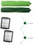 Fırçalar Irobot - Roomba Serisi Yedek Kit - 2 Ağır Hizmet Filtresi, 2 Köşe ve Kenar Temizleme Fırçası ve 1 Set Çok Katlı Fırça - Yeşil (Yurt Dışından) 1