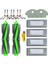 Irobot Roomba Combo R111840 R1138 Robot Süpürge Için QOO100 Fırçalar Yedek Aksesuarlar 14 Paket 2 Ana Fırça, 4 Filtre, 6 Yan Fırça, 2 Paspas Bezi Lokıua (Yurt Dışından) 1