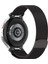 Samsung Galaxy Watch 6 Classic 43MM Metal Kordon (2 Krd-01) Tel Örgü Işlemeli Mıknatıslı Akıllı Saat Metal Kordon 2