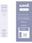 0.5mm H Japonya Unı Ul-S Otomatik Kalem Kurşun Çekirdek Leke Tutmaz Kalın Siyah Çiçeklenme Değil Kirlenme Önleyici Dolum Otomatik Kurşun Çekirdek 0.5/0.3. (Yurt Dışından) 1