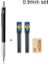 0.9mm Siyah Set Sıcak Satış Çizim Otomatik Kalemler 0.3 0.5 0.7 0.9 1.3 2.0mm Siyah Beyaz Gümüş Metal Mekanik Kurşun Kalem Silgi Seti (Yurt Dışından) 1