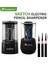 8039-BLACK Tenwin 8039 Plug-In Güç Elektrikli Kalemtıraş Kroki/kömür/kalem Uzun/kısa Delik Anahtarı Otomatik Kalemtıraş (Yurt Dışından) 2