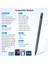 Yüzey Kalemi Siyah Yüzey Pro Kalem Microsoft Surface Kalem Microsoft Surface Pro Için Stylus Kalem 3 4 5 6 7 Palmiye Reddi 4096 Basınca Duyarlı (Yurt Dışından) 3