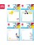 4 Renk 4 Adet 4 Adet Deli BT100 Looney Tunes Bugs Bunny Pad Notlar Yapışkan Not Yapışkanlı Kawaii Bloknot Ofis Okul Kırtasiye (Yurt Dışından) 1