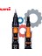 1BLUEPEN20LEAD Uni Mekanik Kurşun Kalem M5-452 Kuru Toga 0.5 mm Kırılmaz Kurşun Lapicero Lapices Portaminas Silgi ile Okul Öğrenci Kırtasiye (Yurt Dışından) 2