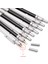 2 Adet 0.3mm Beyaz Set Tam Metal Mekanik Kurşun Kalem Seti 0.3 0.5 0.7 0.9mm Öğrenciler Yazma Çizim Kroki Kalem Sanat Malzemeleri Ofis Okul Kırtasiye (Yurt Dışından) 4
