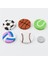 6 Adet Futbol 6 Adet Yaratıcı Karikatür Basketbol Futbol Tenis Şekli Çocuk Kurşun Kalem Silgisi Kawaii Mini Okul Kırtasiye Yazma Aksesuarları (Yurt Dışından) 4