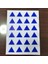 Mavi 240 Adet 16X14MM Üçgen Renkli Çıkartmalar Ev Ofis Okul Parti Dekorasyon Veya Günlük Şeyler Temizle Sınıflandırma OF07 (Yurt Dışından) 1