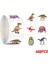QY1847-500PCS 100-500PCS Çocuk Karikatür Çıkartmalar Küçük Dinozor Desen Çocuklar Kırtasiye Malzemeleri Okul Öğretmen Malzemeleri Ödül Çıkartmalar (Yurt Dışından) 1