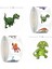 QY1847-500PCS 100-500PCS Çocuk Karikatür Çıkartmalar Küçük Dinozor Desen Çocuklar Kırtasiye Malzemeleri Okul Öğretmen Malzemeleri Ödül Çıkartmalar (Yurt Dışından) 3